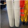 Image 1 : 40 FOOD GRADE 10 LITER BUCKETS (2 STACKS OF 20)