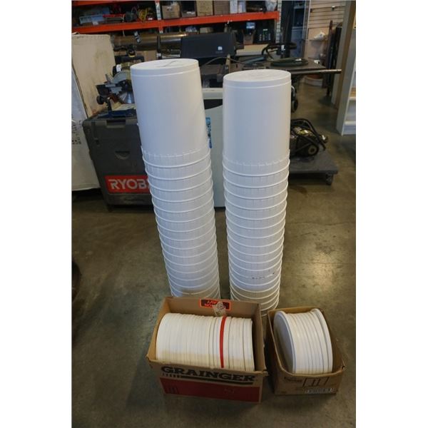 37 FOOD GRADE 10 LITER BUCKETS WITH LIDS