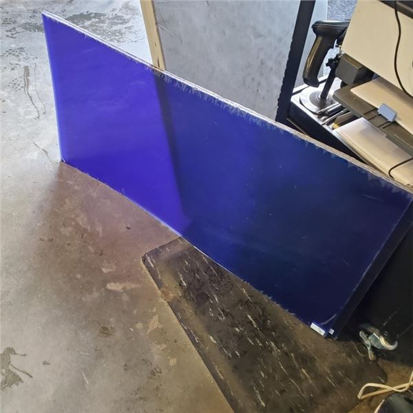 5 SHEETS OF 2FT X 4FT BLUE LEXAN