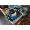 Image 7 : 2 BOXES OF HEAVY DUTY GROUNDING WIRE SECURITY CAMERA AND TRAY OF METAL BILLETS