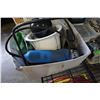 Image 8 : 2 BOXES OF HEAVY DUTY GROUNDING WIRE SECURITY CAMERA AND TRAY OF METAL BILLETS