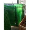 Image 1 : 2 STACKS OF GREEN BINS - VARIOUS QUALITY, SOME BROKEN