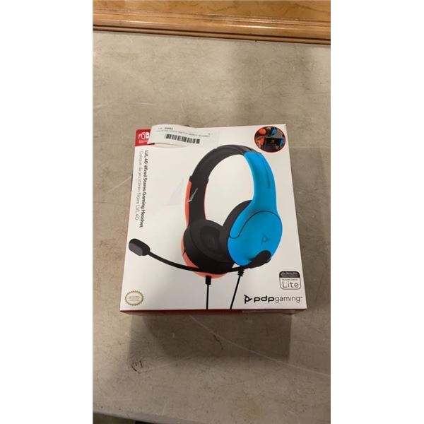 LVL40 NINTENDO SWITCH WIRED HEADSET -TESTED WORKING, RETAIL $39.99