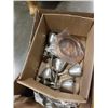 Image 2 : 2 BOXES COLLECTABLES, CHINA, CRYSTAL AND GLASS WARE