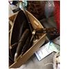 Image 2 : BOX OF BRASS DECOR, UMBRELLA STAND, PLATTERS