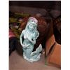 Image 1 : PIER 1 MERMAID FIGURE 22 INCHES TALL, WOOD BIRDCAGE, PUNCH BOWL AND CAKE PEDESTALS