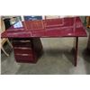 Image 2 : PURPLE DINING TABLE WITH STORAGE 5 FOOT x 3 FOOT x 30 INCHES TALL