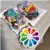 Image 1 : FIDGIT SENSORY TOY AND 2 SETS OF 24 PIECE POKEMON FIGURE/WRISTBAND SETS
