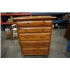 Image 2 : SHERMAG 5 CHEST OF DRAWERS AND 1 DRAWER NIGHTSTAND