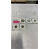 Image 1 : 1942 CANADIAN WWII COIN SET 1 CENT - 50 CENT .800 SILVER