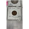 Image 2 : 1940 CANADIAN WWII COIN SET 1 CENT - 50 CENT .800 SILVER