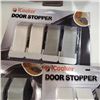 Image 3 : 3 NEW SETS OF 4 Pack Door Stopper [Reliable and Practical] Rubber Door Stop Security Wedge, Flexible