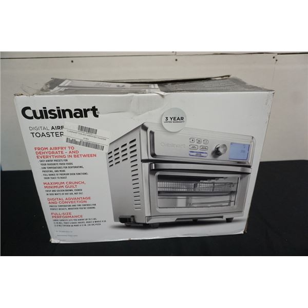 CUISINART DIGITAL AIRFRYER TOASTER OVEN - USED, TESTED WORKING, RETAIL $279.99