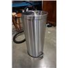 Image 1 : BRUSHED METAL WASTE BIN