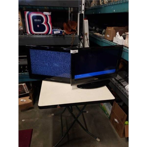 2 TOSHIBA 26 INCH TVS