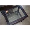 Image 3 : 2 MODERN ENDTABLES - ONE GLASS