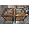 Image 1 : 2 MCM SIDE TABLES