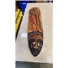 Image 1 : VINTAGE 36" CARVED MASK FROM DOMINICAN REPUBLIC