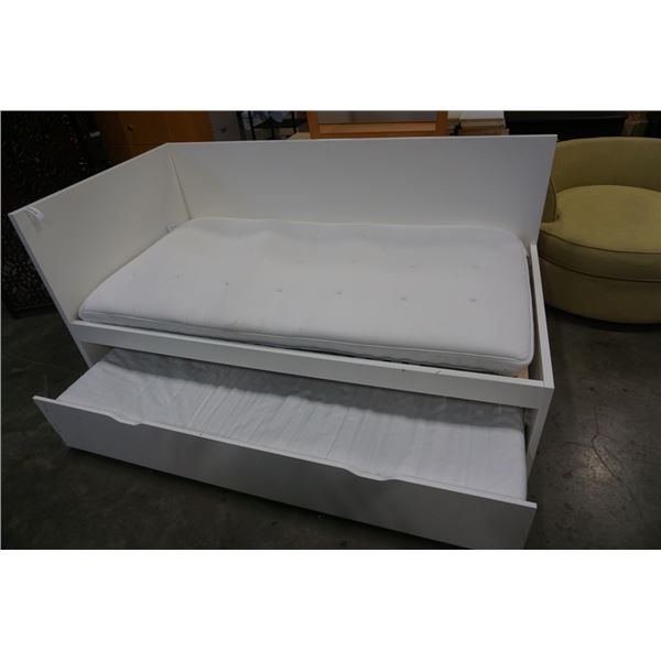 IKEA DOUBLE SIZE TRUNDLE BED WITH MATTRESSES