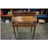 Image 1 : ORNATE STONE TOP ROLLTOP DESK