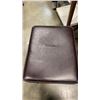 Image 2 : LEATHER LOOK OTTOMAN