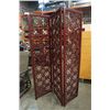 Image 1 : WOOD ROOM DIVIDER - 6 FOOT TALL 55 INCH WIDE WHEN FULLY EXTENDED