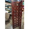 Image 2 : WOOD ROOM DIVIDER - 6 FOOT TALL 55 INCH WIDE WHEN FULLY EXTENDED