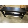 Image 5 : WHITE IKEA COFFEE TABLE AND BLACK IKEA SHOE RACK