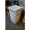 Image 2 : ENDTABLE SIDE TABLE AND ORGANIZER WITH CONTENTS