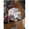 Image 3 : BOX OF CHRISTMAS BALL ORNAMENTS, CANDLE HOLDERS AND CHRISTMAS DECOR