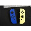 Image 2 : PAIR OF NINTENDO SWITCH JOYCON CONTROLLERS BLUE AND NEON YELLOW TESTED AND WORKING