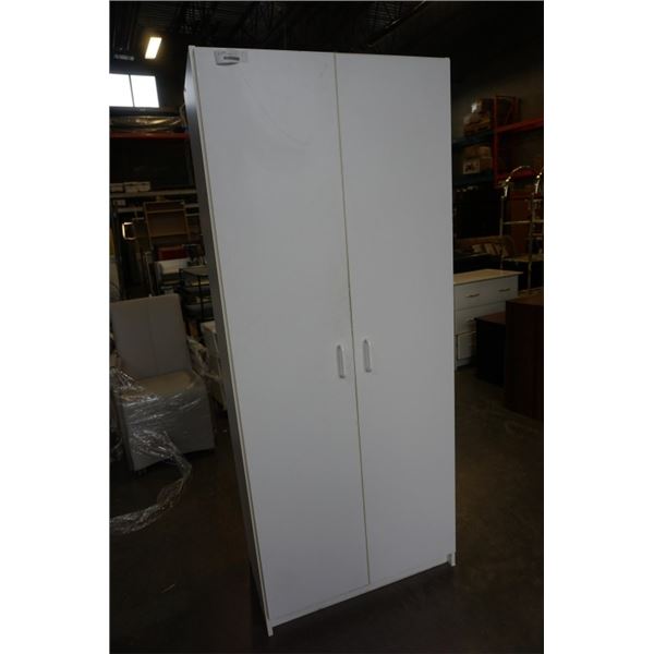 WHITE 6 FOOT CABINET