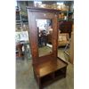 Image 1 : MODERN ENTRANCE BENCH WITH MIRROR, COAT HANGER