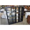 Image 1 : BLACK CUBICAL SHELF UNIT