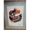 Image 2 : RICHARD SHORTY HAND SIGNED PRINT AND OTHER ARTIST FIRST NATIONS DRAWING