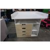 Image 1 : WHITE CHANGE TABLE WITH 4 DRAWERS