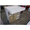 Image 2 : WHITE CHANGE TABLE WITH 4 DRAWERS