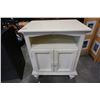 Image 1 : WHITE 2 DOOR NIGHTSTAND