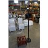 Image 1 : BLACK 71 INCH COAT TREE AND MAGAZINE RACK