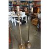 Image 1 : 2 ANTIQUE BRASS TRI LIGHT FLOOR LAMPS