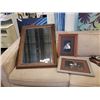 Image 1 : 2 SIGNED LEP RAY BARONE WILDLIFE PRINTS AND FRAMED MIRROR