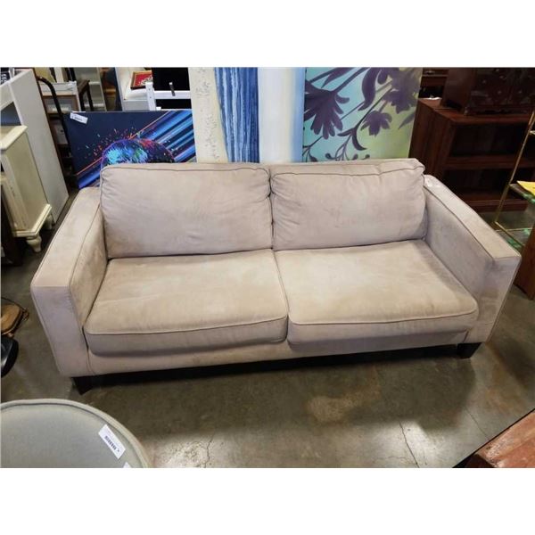 BEIGE UPHOLSTERED SOFA