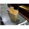 Image 3 : METAL WALL MOUNT COAT RACK WITH SHELF AND 2 WOOD BINS