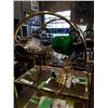Image 1 : BANKERS LAMP AND FLOWER TABLE LAMP