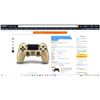 Image 1 : PlayStation DualShock 4 Wireless Controller for PlayStation 4 - Gold - Gold Edition Tested and Worki