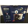 Image 3 : BEABA Babycook Neo, Glass 4 in 1 Steam Cooker & Blender, Comes with Stainless Steel Basket and Reser