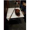 Image 1 : ROSITA LEATHER BOOTS AND VINTAGE FISHING ROD