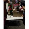 Image 1 : INTERNATIONAL SILVER COMPANY HOLIDAY CARD STAND AND CHRISTMAS DECORATIONS, TREE STAND AND WREATH