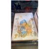 Image 7 : LOT OF TREE SKIRTS, DECORATIVE STOCKINGS AND 4 BOXES OF ORNAMENTS
