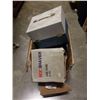 Image 1 : BOX OF VINTAGE COLLECTABLES, JAR OF PENNIES, ICE SHAVER